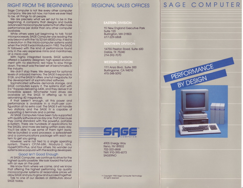 Sage II-IV brochure-2